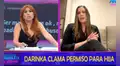 Darinka Ramírez pasa tenso momento tras ser confrontada por Magaly  por el régimen de visitas de Farfán a su hija