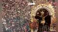 ¿Cuál es la ubicación del Señor de los Milagros EN VIVO? sagrada imagen recibe homenajes en su paso por calles del Callao