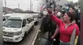 Paro de transportistas en Callao: protestan en av. Gambetta por asesinato de chofer durante estado de emergencia