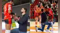 Voleibolista peruana Zoila La Rosa recibió emotiva propuesta de matrimonio durante un partido en Francia