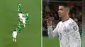 Cristiano Ronaldo metió brutal codazo en el Portugal vs Irlanda: se va expulsado y hace gestos provocativos frente a todo el estadio