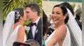 Natalia Salas se quiebra de emoción al llegar al altar en su mágica boda religiosa con Sergio Coloma