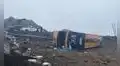 Arequipa: despiste y volcadura de bus en la Panamericana Sur deja al menos 10 heridos