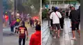 Hinchas de Flamengo y Palmeiras causan caos en calles de Lima: se agarraron a golpes previo a la final de la Copa Libertadores