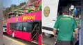 Hincha de Palmeiras a bordo de Mirabus muere tras impactar contra un puente en Barranco