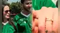 Hincha del Palmeiras sorprende a su pareja tras pedirle matrimonio en la Huacachina durante su estadía en Perú por la final de la Copa Libertadores
