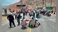 Arequipa: mineros informales bloquean la Panamericana Sur por la ampliación del Reinfo