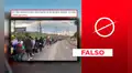 Este video no muestra una caravana migrante en la frontera Perú-Chile: fue grabado en México en octubre