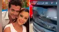 Karla Tarazona y Christian Domínguez sufren accidente vehicular y muestran cómo quedó su camioneta: “Nos chocaron”