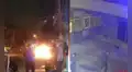 Delincuentes son sorprendidos robando autopartes y vecinos los golpean en San Martín de Porres: incendiaron su moto