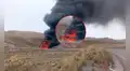 Camión cisterna con 8 mil galones de combustible se incendia tras volcadura en Cusco