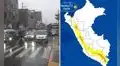 Senamhi advierte que lluvias, granizo y nieve de moderada a fuerte intensidad continuarán en Lima y otras regiones