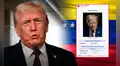 Trump se autodeclara "presidente interino de Venezuela" al publicar una imagen manipulada de su perfil de Wikipedia