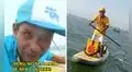 Heladero peruano revela que aprendió paddle para vender sus productos en el mar: "La idea se me ocurrió"