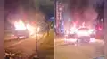 Auto se incendia cerca de mercado Limoncillo en Rímac: reportan fuerte tráfico hacia San Juan de Lurigancho