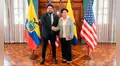 Estados Unidos y Ecuador refuerzan relaciones para dar un "duro golpe" al narcotráfico que opera en la frontera