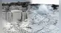 Frío extremo congela las Cataratas del Niágara durante la megatormenta que azota EE. UU. y Canadá