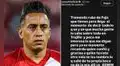 Christian Cueva publica potente mensaje donde menciona a exfutbolistas: "Llegó el momento de decir todo lo que sé"