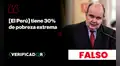 Rafael López Aliaga afirmó un porcentaje falso sobre pobreza extrema en el Perú: cifras del INEI lo desmienten