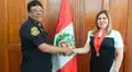 Presidenta de la Corte y General de la PNP articulan esfuerzos para reforzar la lucha contra la delincuencia en la región