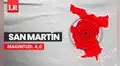 Temblor en San Martín: sismo de magnitud 4,0 remeció Moyobamba, según IGP
