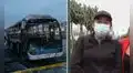 Dueña de bus incendiado por 'Los Mexicanos' afirma que era su único sustento y que se lo dejó su esposo fallecido: “Era como un hijo”