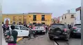 Cuádruple choque en plena plaza de Armas de Trujillo causa alarma y deja dos heridos