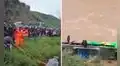 Bus interprovincial donde viajaba grupo musical se despista y cae al río Mantaro en Junín