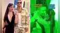 ¡Nuevo amor! Jonathan Maicelo es ampayado besándose con exconductora de televisión en discoteca