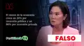 Keiko Fujimori dijo que la inversión privada es el 80% del motor de la economía, pero es falso