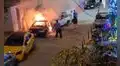 Incendian auto de taxista en Independencia por negarse a pagar cupo: hombre era extorsionado desde hace 6 meses