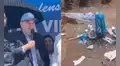Elecciones 2026: reciben con huevos a López Aliaga en Andahuaylas y queman su propaganda