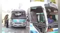 Choque entre buses que competían por pasajeros deja más de 10 heridos en el Rímac