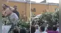 Ica: imagen de Jesús se quiebra durante procesión por Domingo de Resurrección en la Plaza de Armas