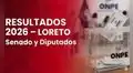 Resultados de Senadores y Diputados por Loreto: conoce los votos oficiales de la ONPE y conteo EN VIVO por las Elecciones 2026