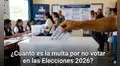 ¿Cuánto se paga de multa por no votar HOY en las Elecciones Perú 2026?