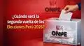 ¿Cuándo será la segunda vuelta de las Elecciones Presidenciales Perú 2026?