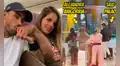 ¿Lo perdonó? Alejandra Baigorria es captada junto a Said Palao en aeropuerto de España tras ampay del guerrero en Argentina