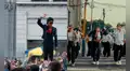 Bailarines peruanos sorprenden al sumarse al ‘flashmobs’ de Michael Jackson antes del estreno de la película
