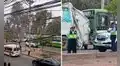 Bus ETUPSA 73 choca contra camión de basura y trabajador de limpieza pierde la vida en Villa El Salvador