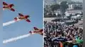 Festival Aéreo BALP reunió a miles de familias con aeronaves acrobáticas y salto de paracaidistas en Base Las Palmas en Surco