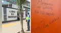 Pintas en baños de colegios del Callao advierten sobre ataques armados: “Mañana no vengan”
