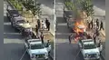 Pareja en VMT incendió su mototaxi para evitar que fiscalizadores municipales la incauten: "Para nadie"