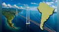 El puente de casi 3 km que conectará una isla con un país de Sudamérica por US$1,15 billones desde 2028: cruce duraría 3 minutos