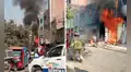 Reportan fuerte incendio en inmueble de San Juan de Lurigancho: bomberos ya atienden el siniestro