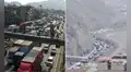 Reportan intenso tráfico en la Via Evitamiento a pocas horas del Día de la Madre tras obras en Carretera Central