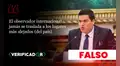 Los observadores internacionales sí se trasladaron a los lugares más alejados del Perú, contrario a lo que afirmó Diego Bazán