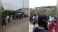 Alumnos de la UNMSM protestan dentro de la Ciudad Universitaria en contra de la 'Ley Jerí' que permitiría la reelección de rectores