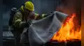 China desarrolla una manta ignífuga capaz de resistir hasta 1000°C y apagar incendios extremos en cuestión de segundos
