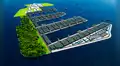 Uno de los países más pequeños del mundo transforma su costa en un megapuerto futurista del tamaño de 3.300 campos de fútbol